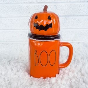 🍁☕️ NEW Rae Dunn Pumpkin BOO Coffee Mug